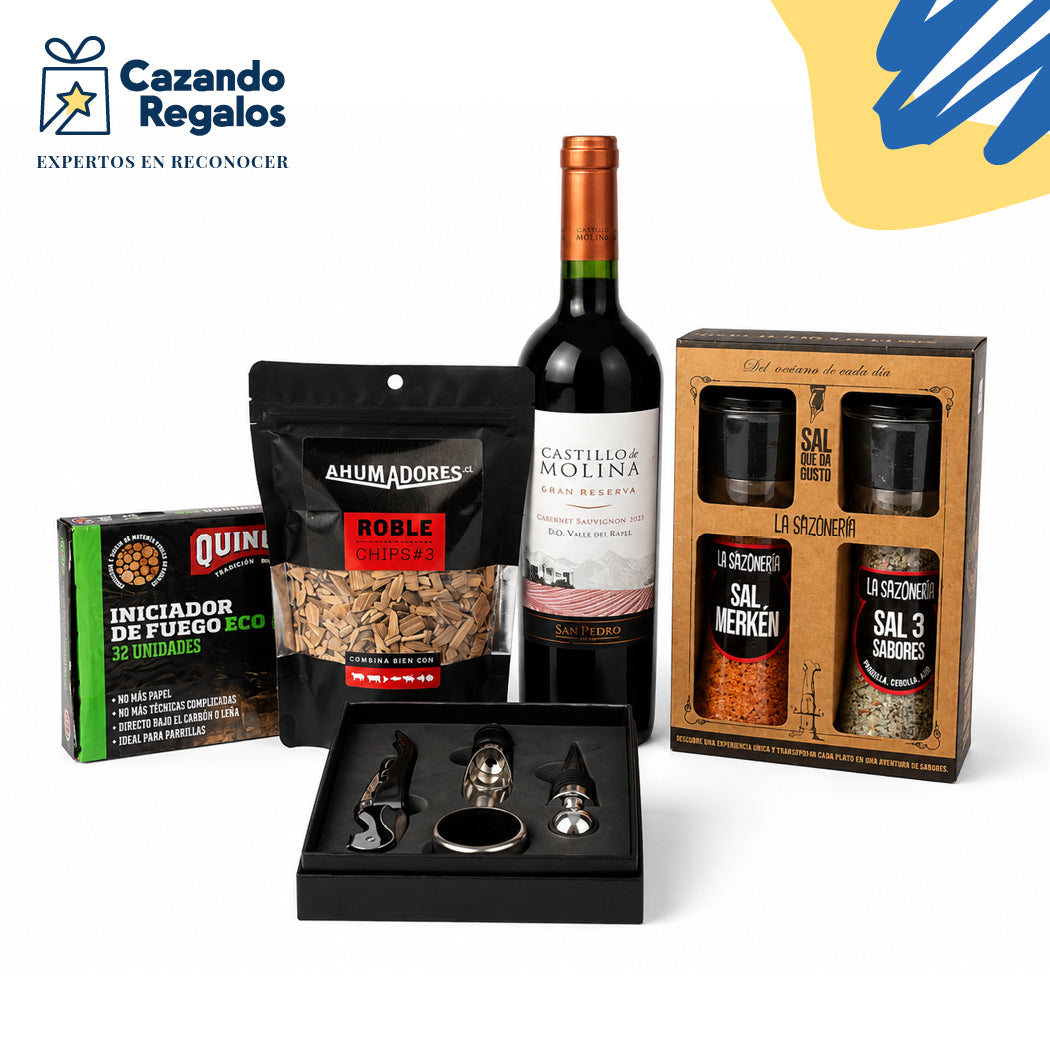 Box Parrillera & Vino Gran Reserva | Regalo Corporativo Premium