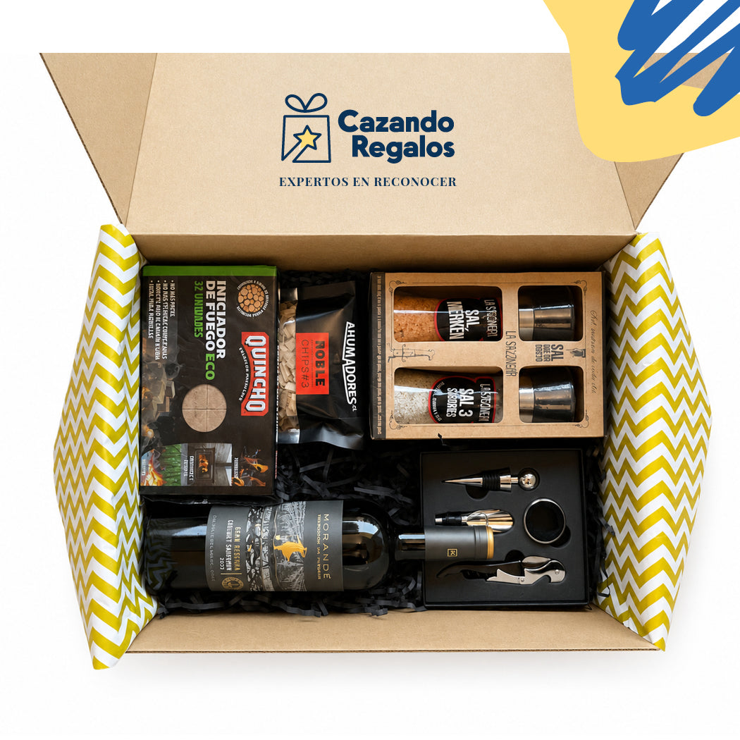 Box Parrillera & Vino Gran Reserva | Regalo Corporativo Premium