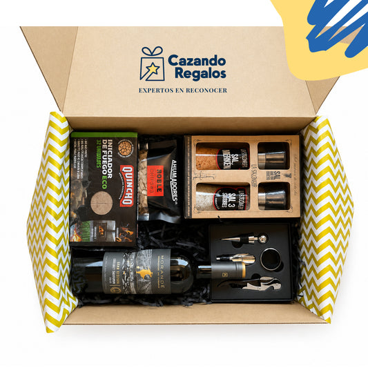 Box Parrillera & Vino Gran Reserva | Regalo Corporativo Premium
